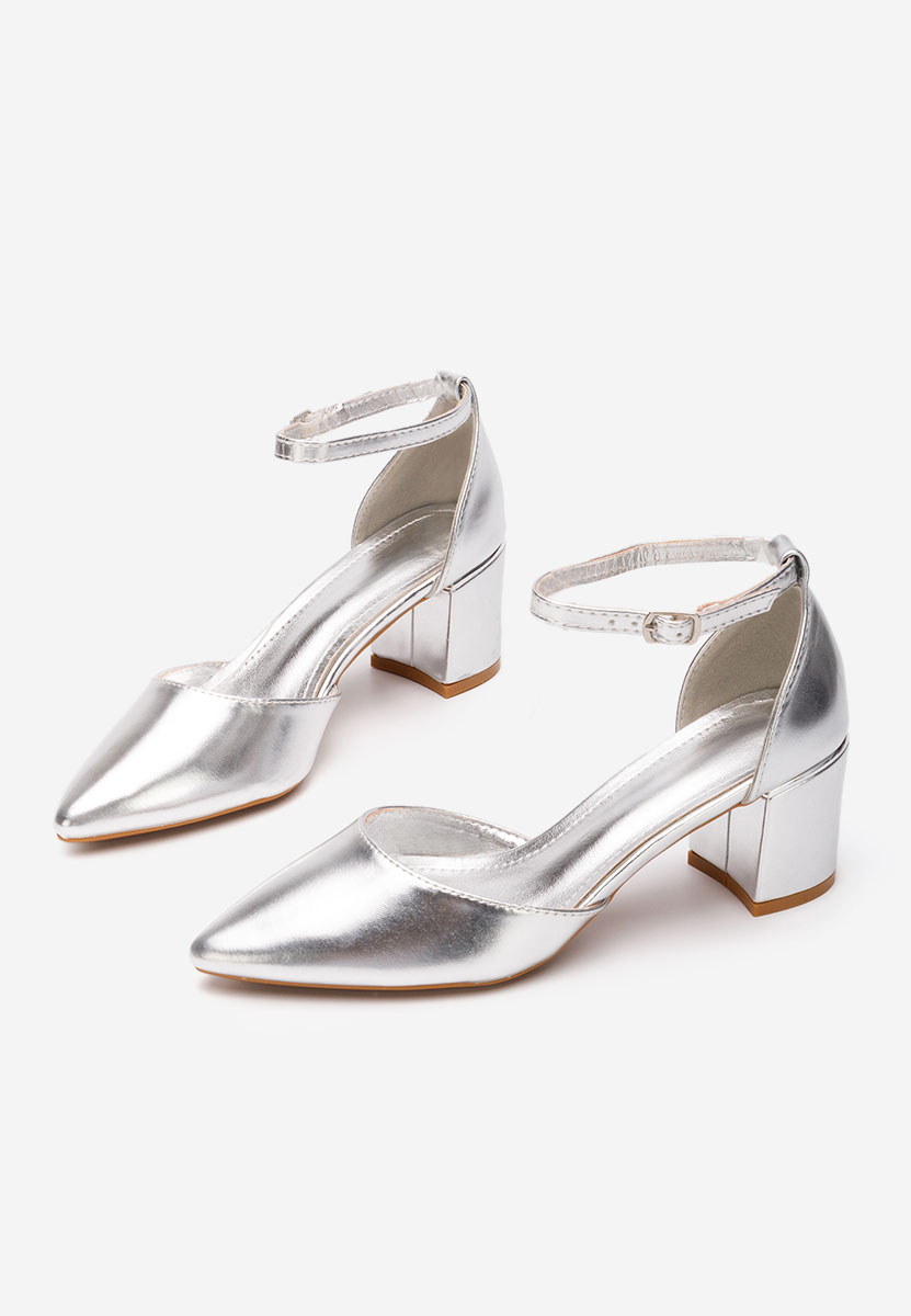 Ženski salonari Charmella V3 srebrne