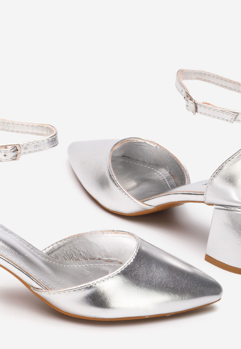 Ženski salonari Charmella V3 srebrne