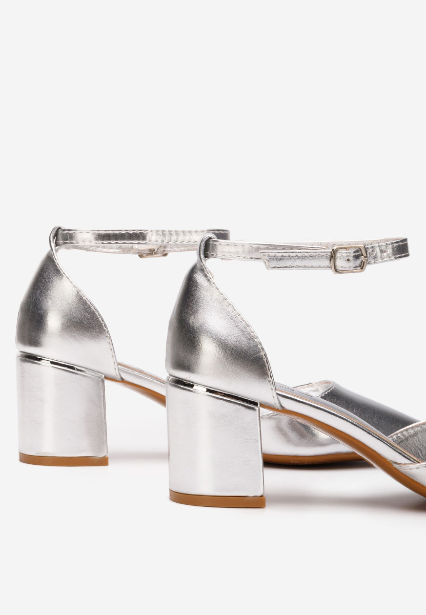 Ženski salonari Charmella V3 srebrne