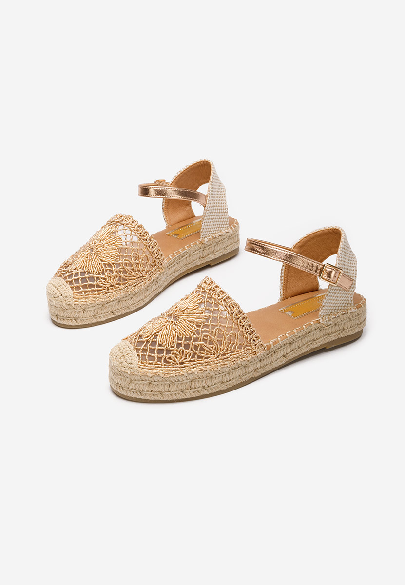 Ženski espadrile Anlonia champagne