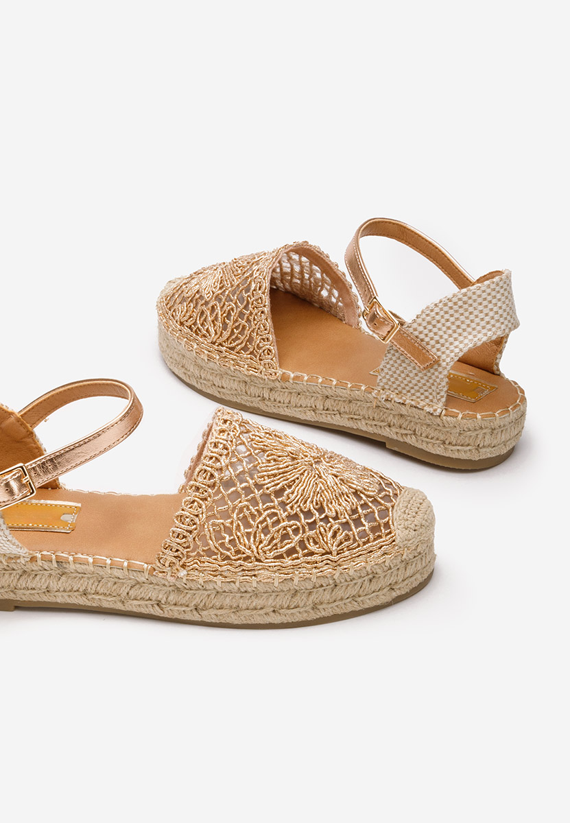 Ženski espadrile Anlonia champagne