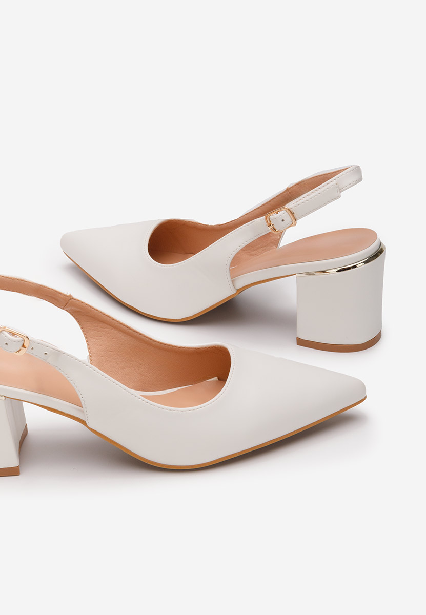 Ženski salonari Flamia bela