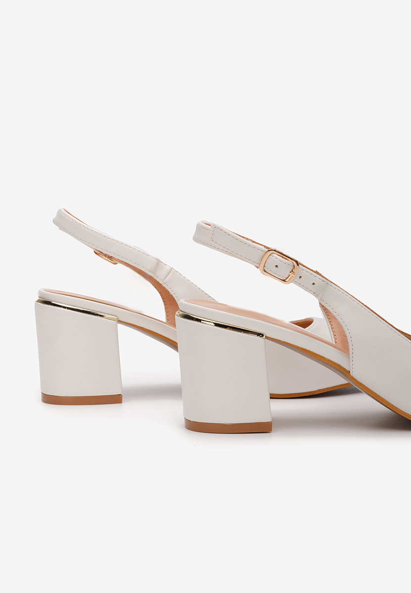 Ženski salonari Flamia bela