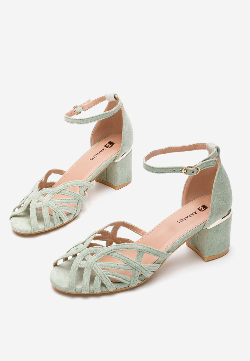 Ženski sandali Luigina V2 zelena