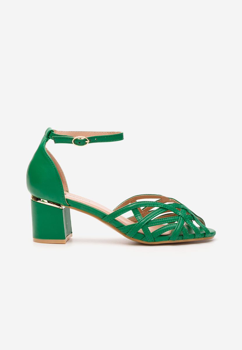 Ženski sandali Luigina zelena