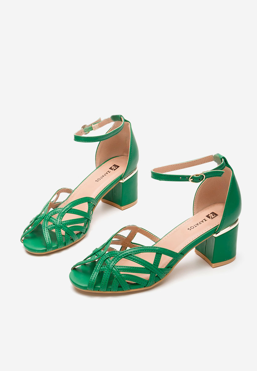 Ženski sandali Luigina zelena
