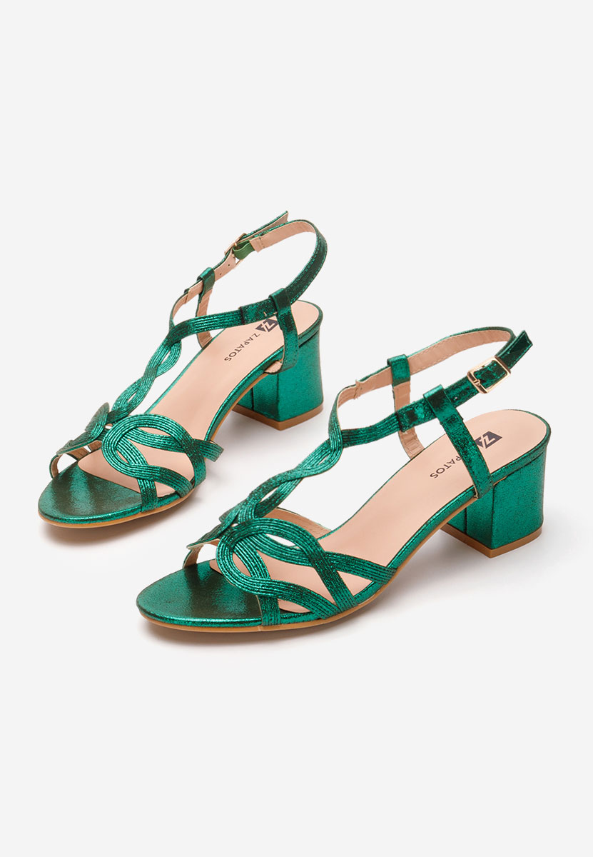 Ženski sandali Siltia zelena