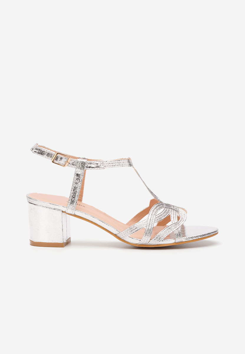 Ženski sandali Siltia srebrna