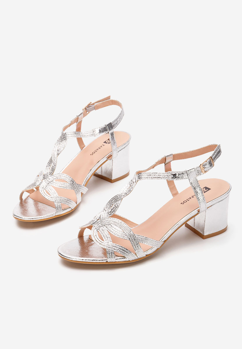 Ženski sandali Siltia srebrna