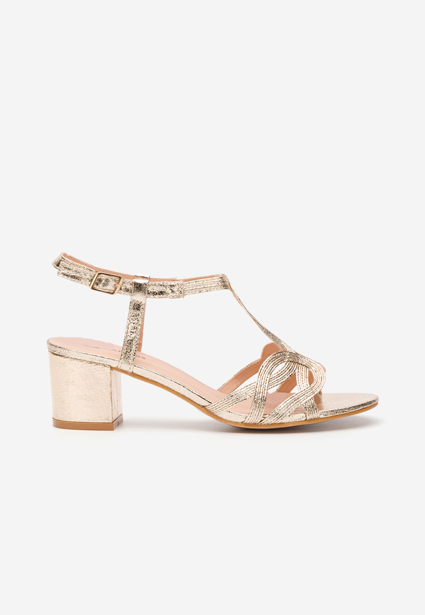 Ženski sandali Siltia zlata
