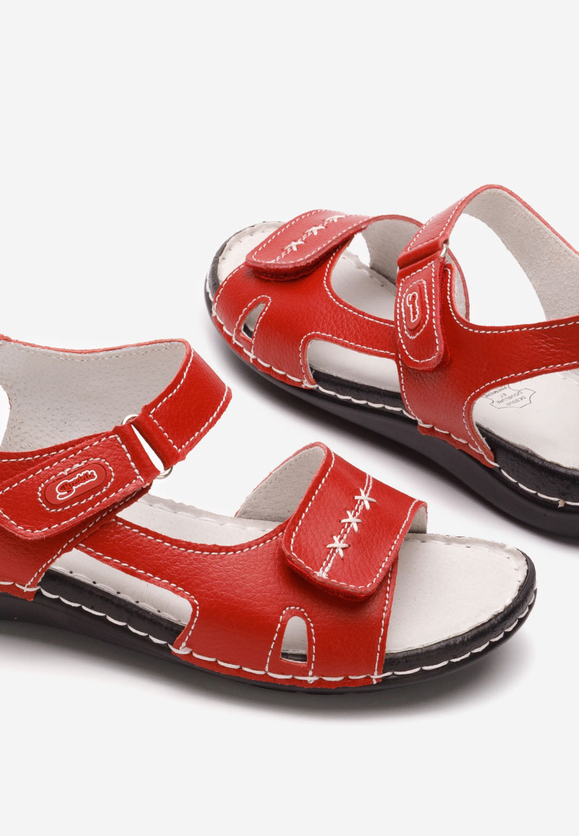 Ženski sandali Suredelle rdeča