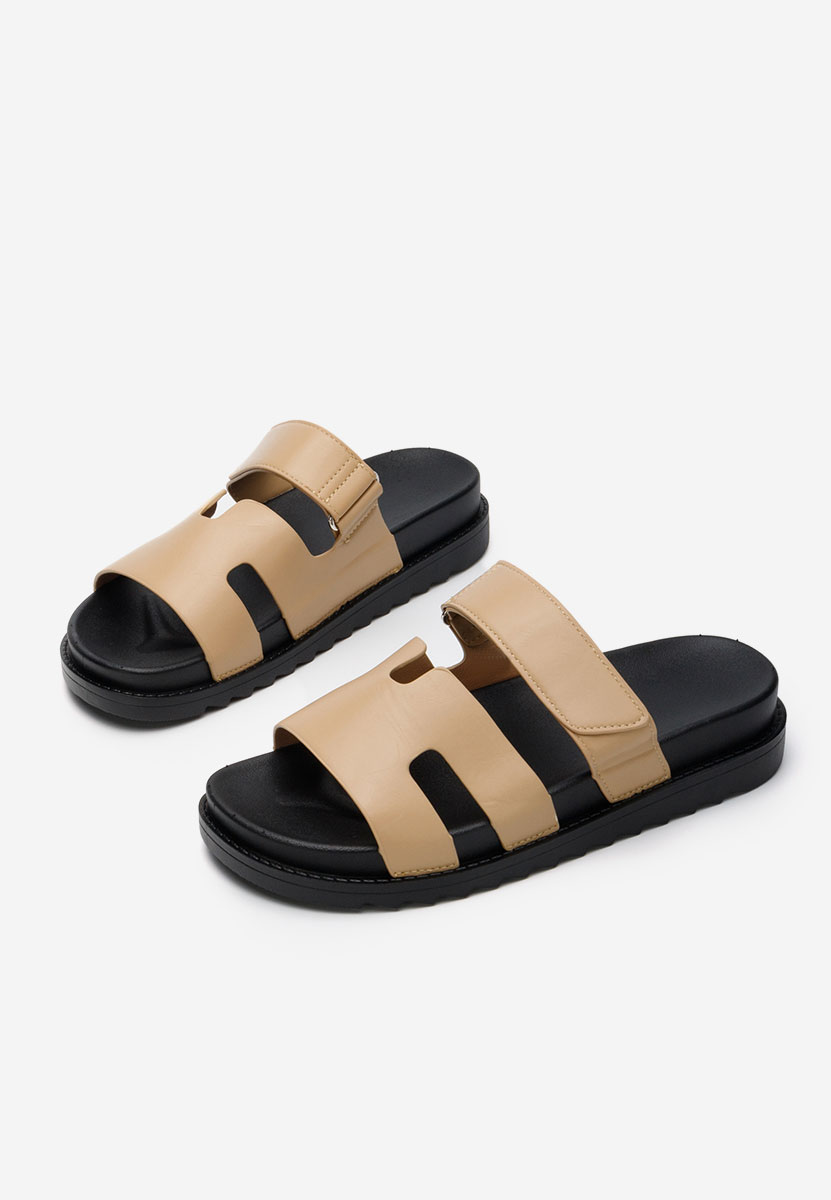 Ženski natikači Denisa V3 kaki