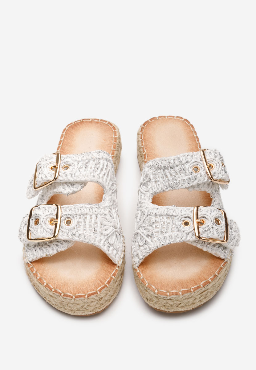 Ženski natikači Harley bela