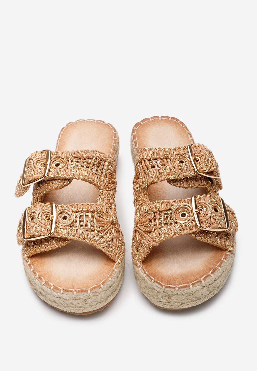 Ženski natikači Harley kamela