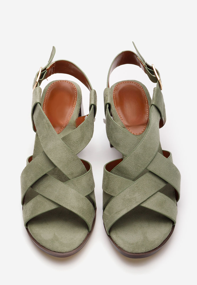 Ženski sandali Soley zelena