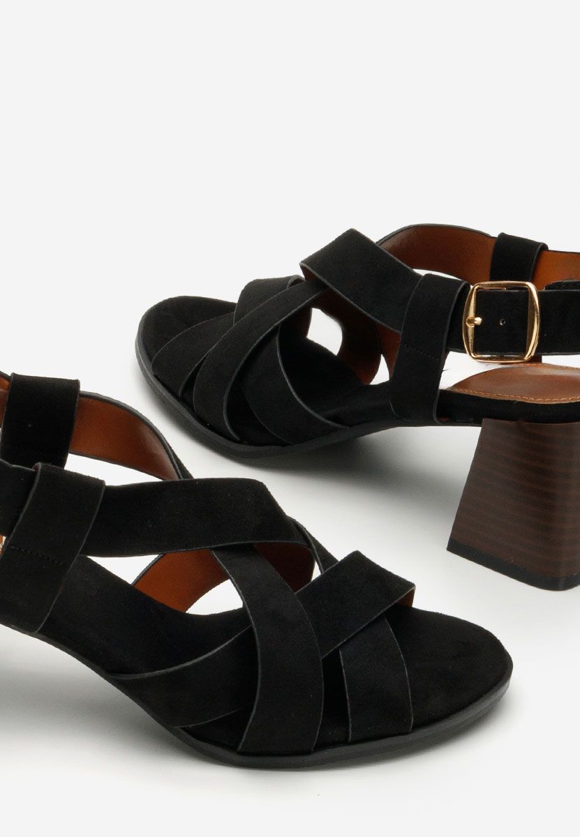 Ženski sandali Soley črna