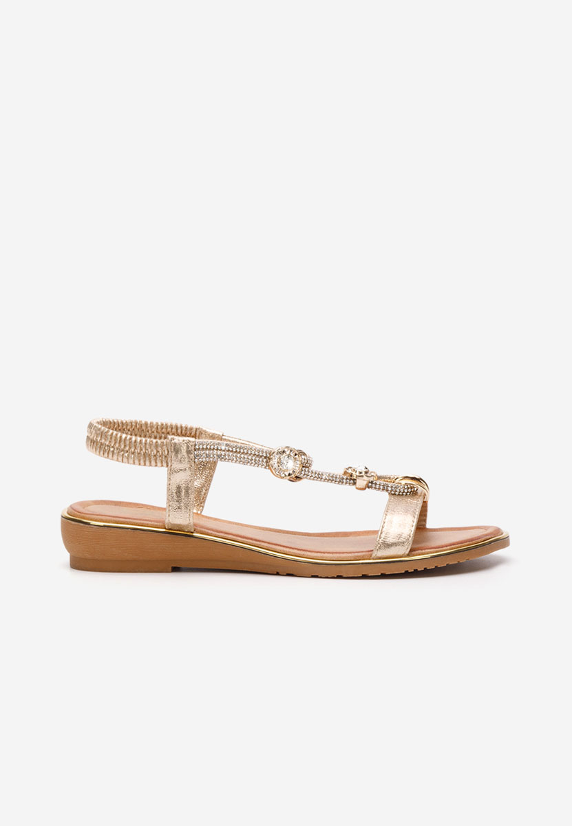 Ženski sandali Caselia zlata