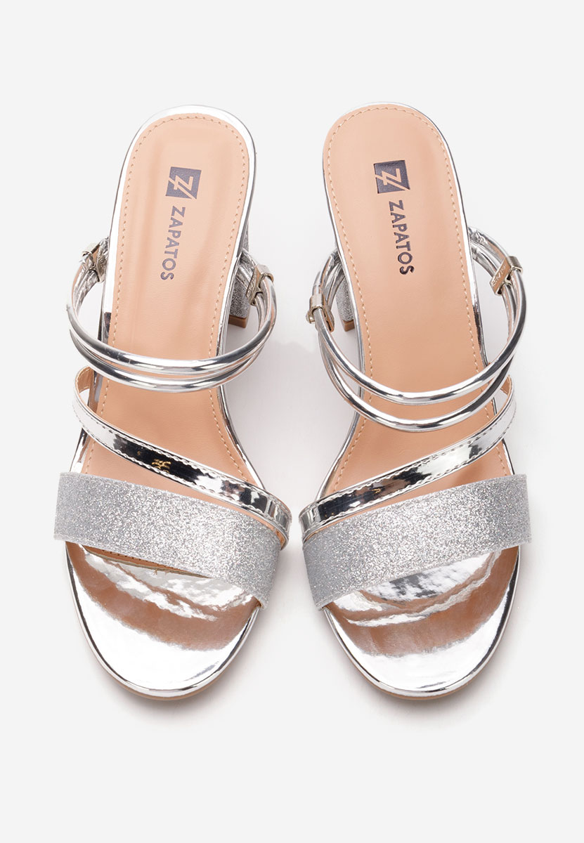 Ženski sandali Eniola srebrna