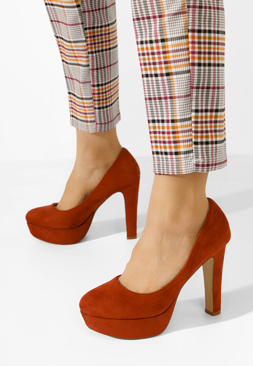 Čevlji s platformo Impression Oranžna