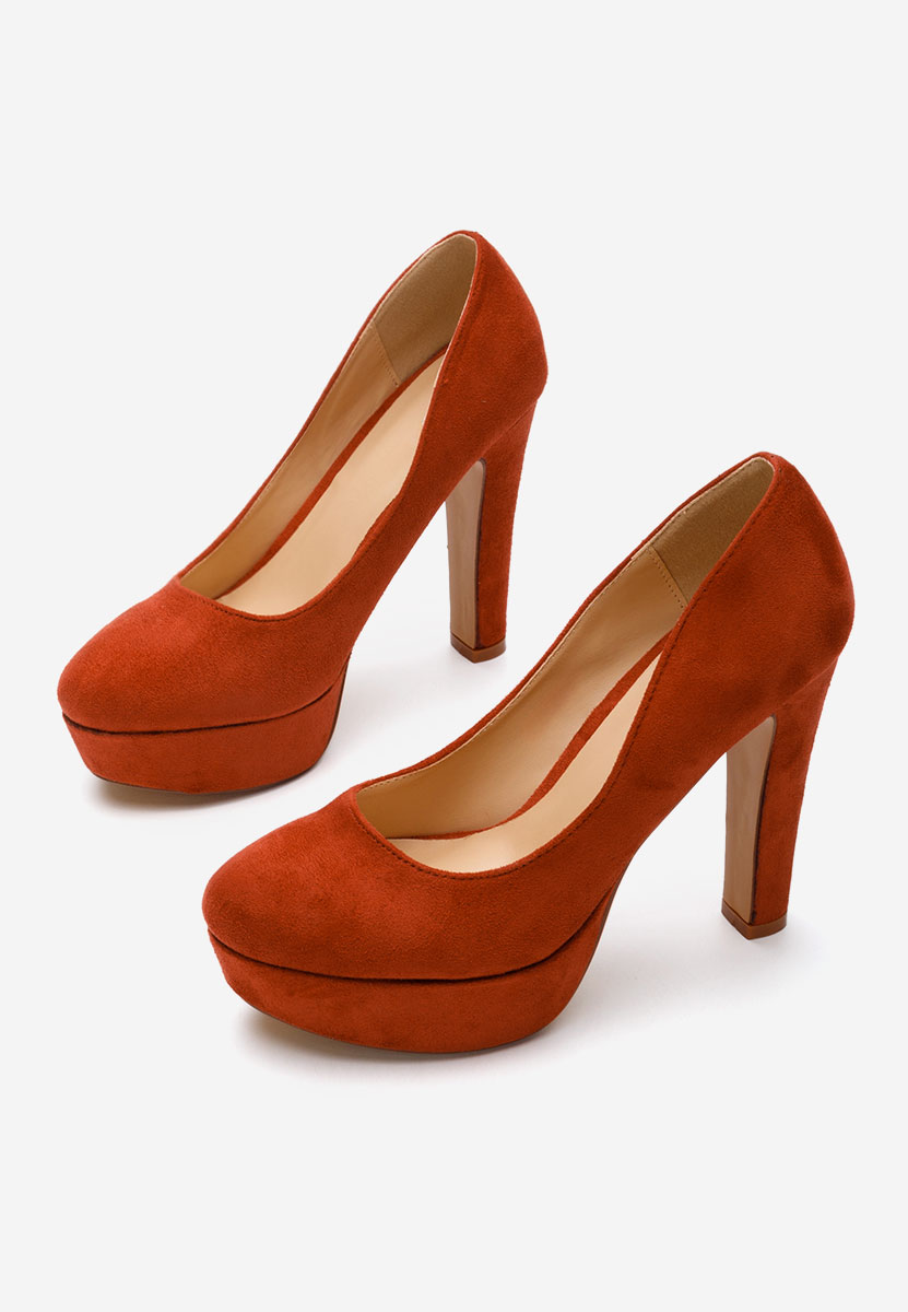 Čevlji s platformo Impression Oranžna