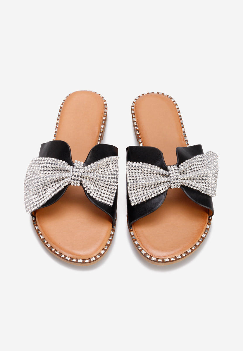 Ženski natikači Olanta črna