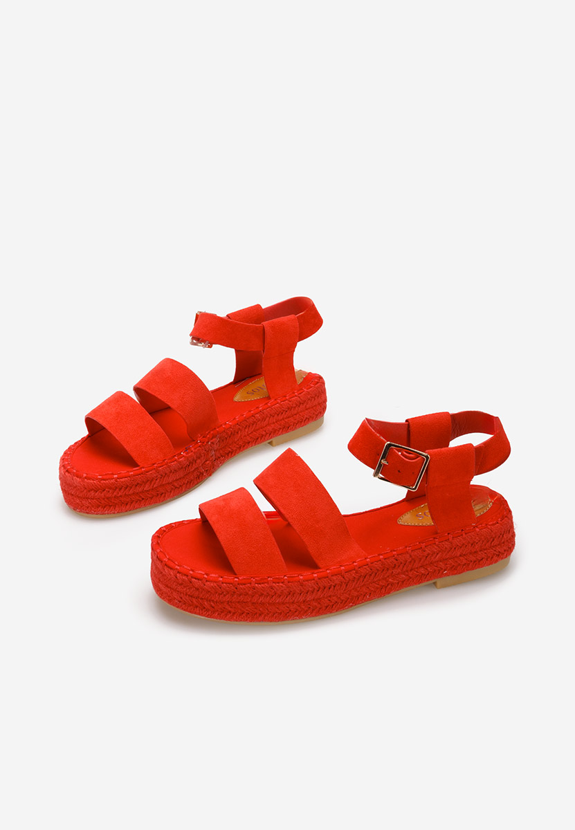 Ženski espadrile Rdeča Coraline