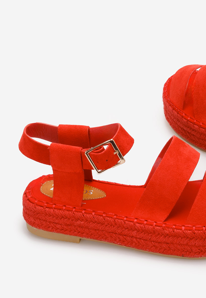 Ženski espadrile Rdeča Coraline