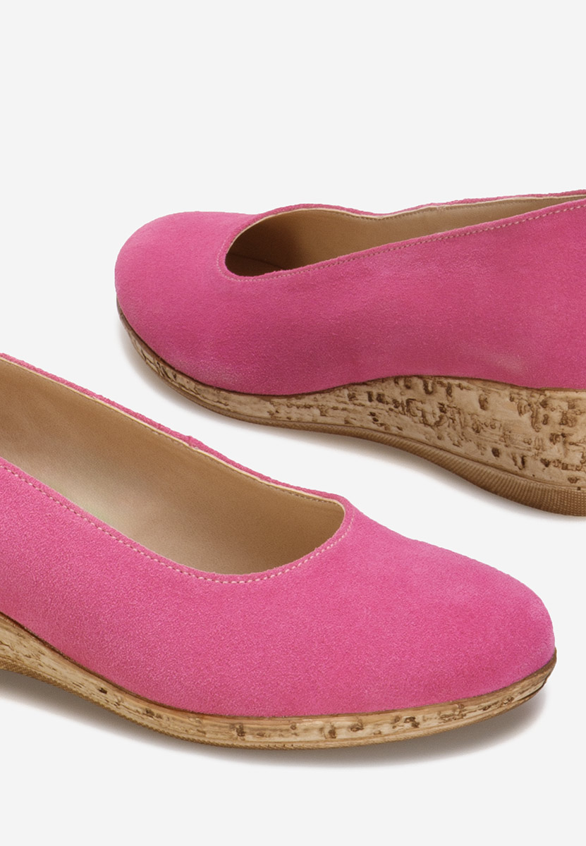 Čevlji s platformo Sonia fuksija