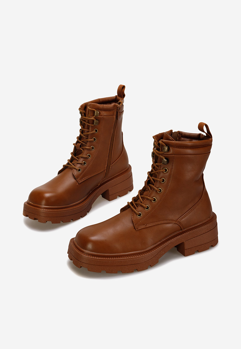 Ženski gležnjari Raliana Rjava