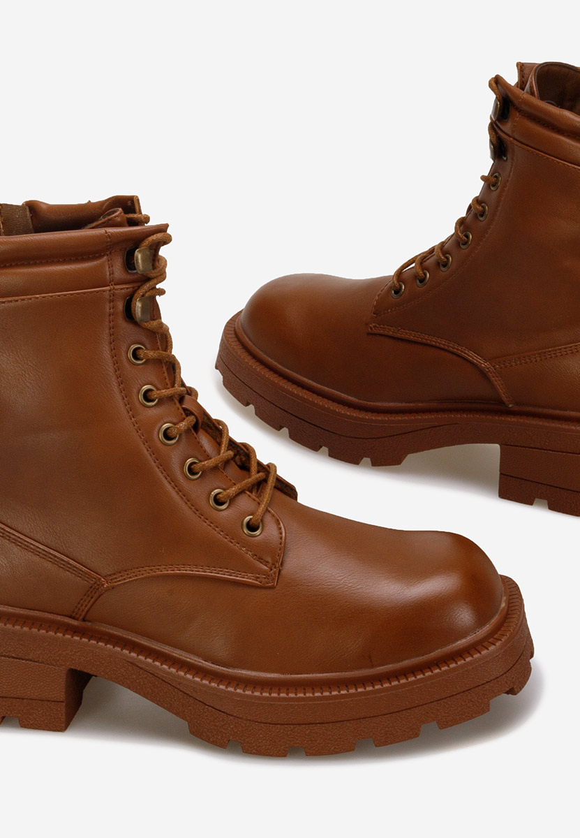 Ženski gležnjari Raliana Rjava