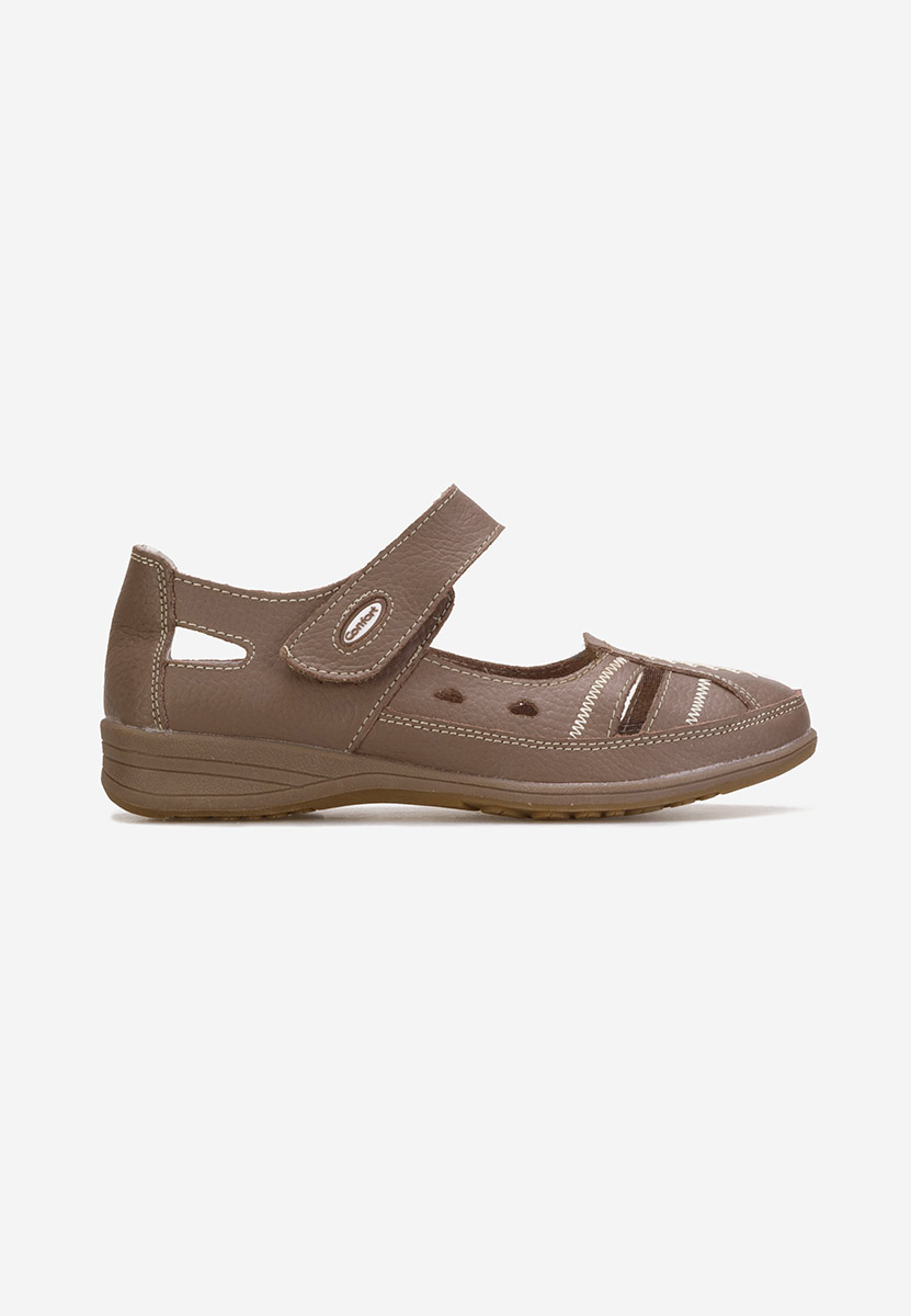 Ženske balerinke Deby Kaki