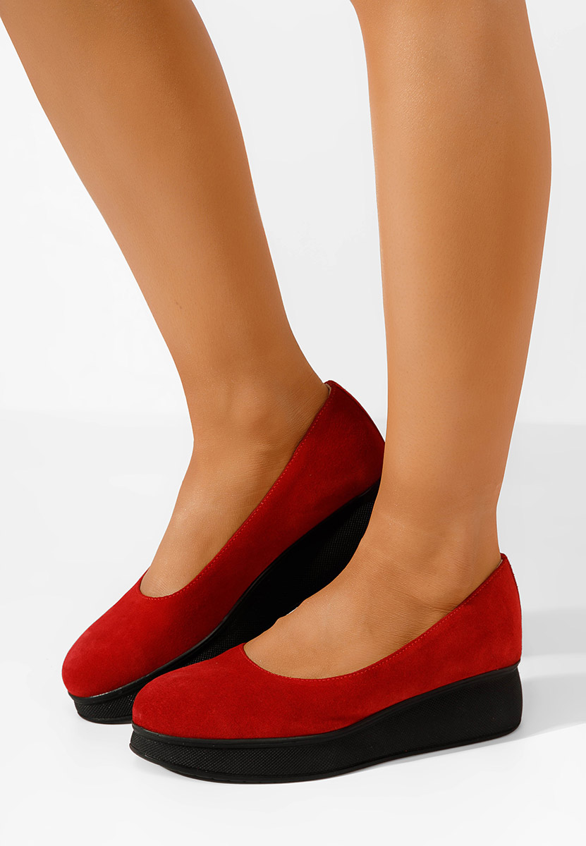 Čevlji s platformo Cantoria V2 rdeča