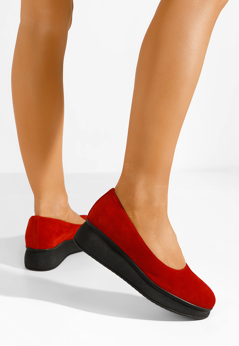 Čevlji s platformo Cantoria V2 rdeča