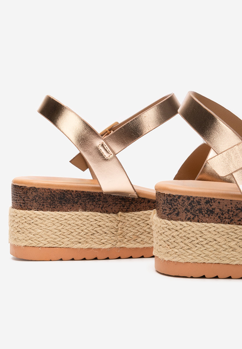 Ženski espadrile Rumia champagne