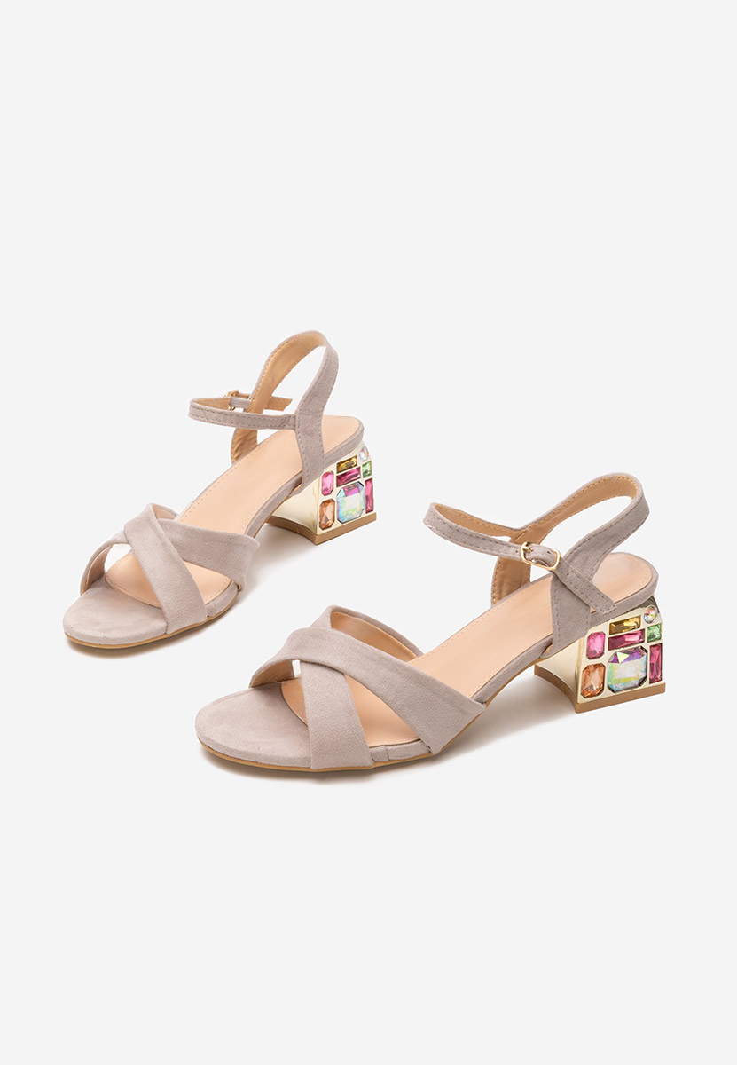 Ženski sandali Susia siva