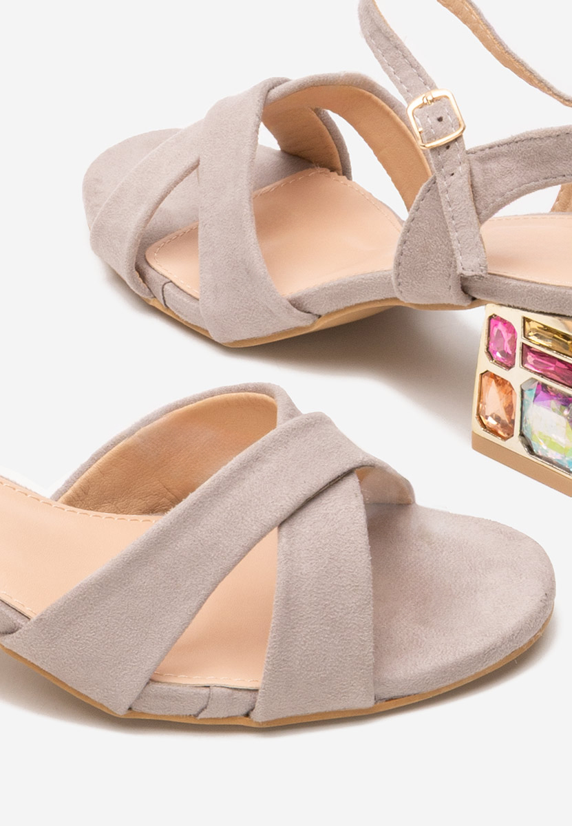 Ženski sandali Susia siva