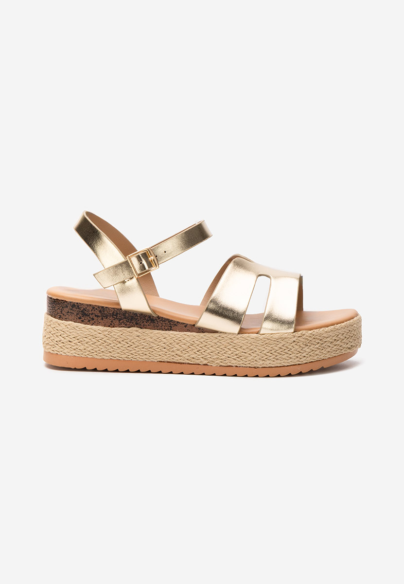 Ženski espadrile Rumia zlata