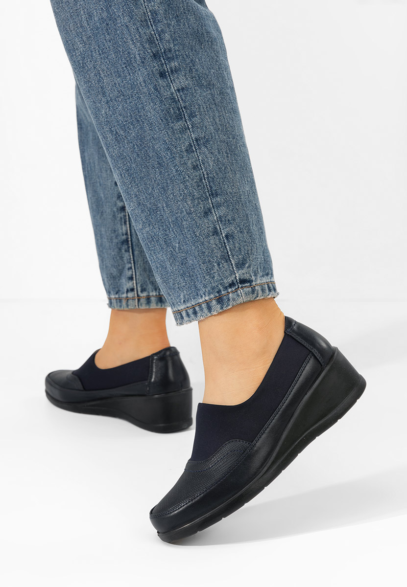 Ženski nizki čevelj Modra Columia