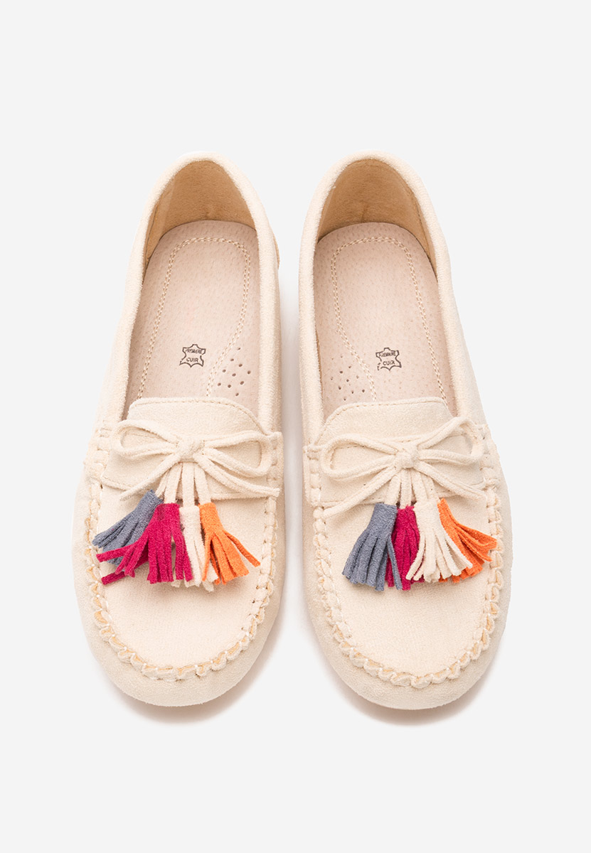 Ženski mokasini Prestia Bež