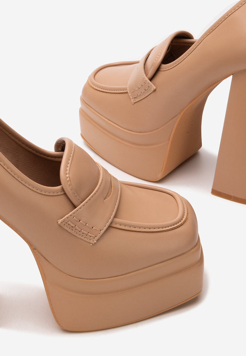 Mokasinke Dieppa Bež