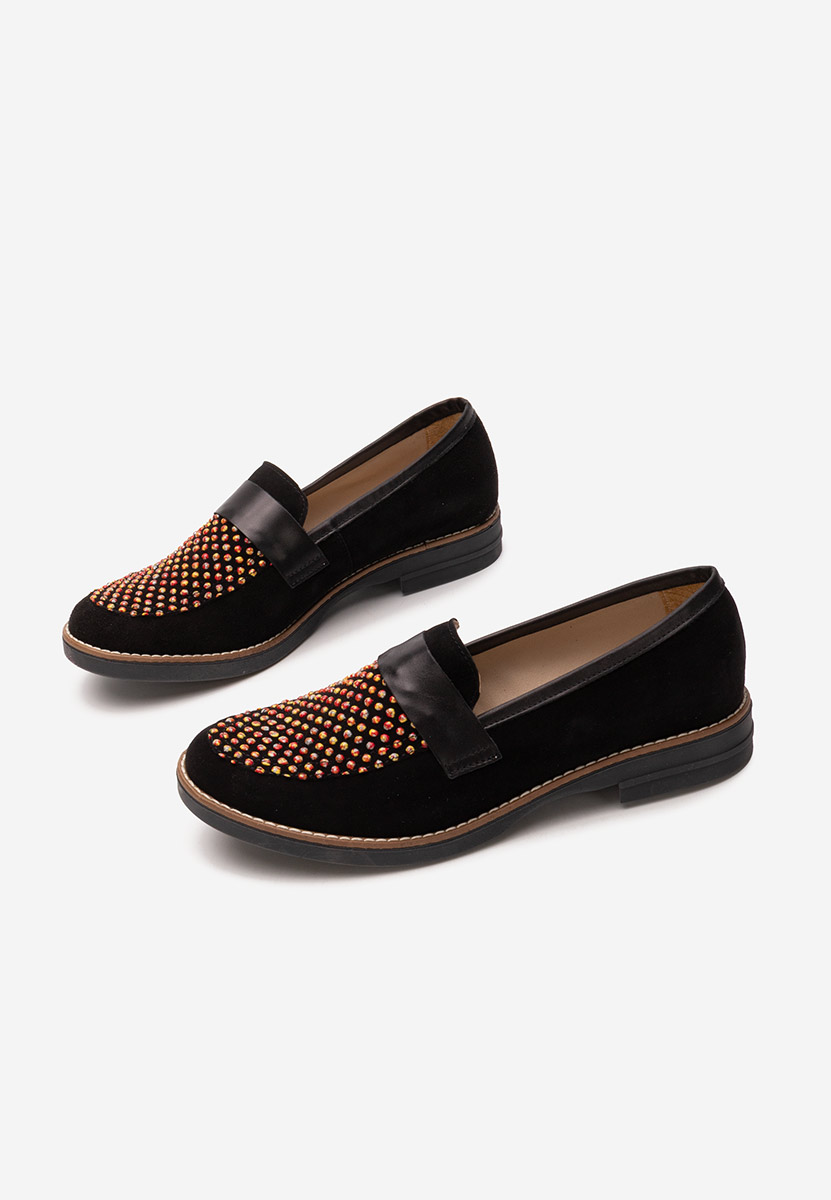 Usnjeni mokasini Aleda V2 črna