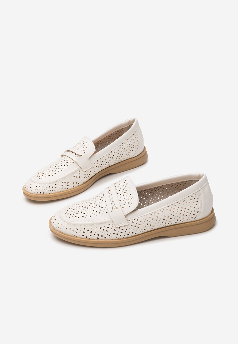 Ženski mokasini Valtera Bela