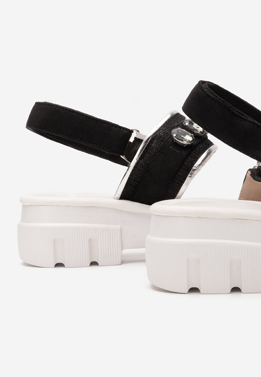 Ženski sandali Solla črna