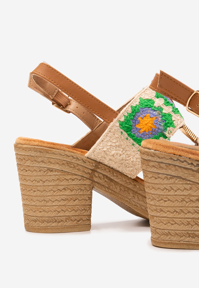 Ženski sandali Zeina bež