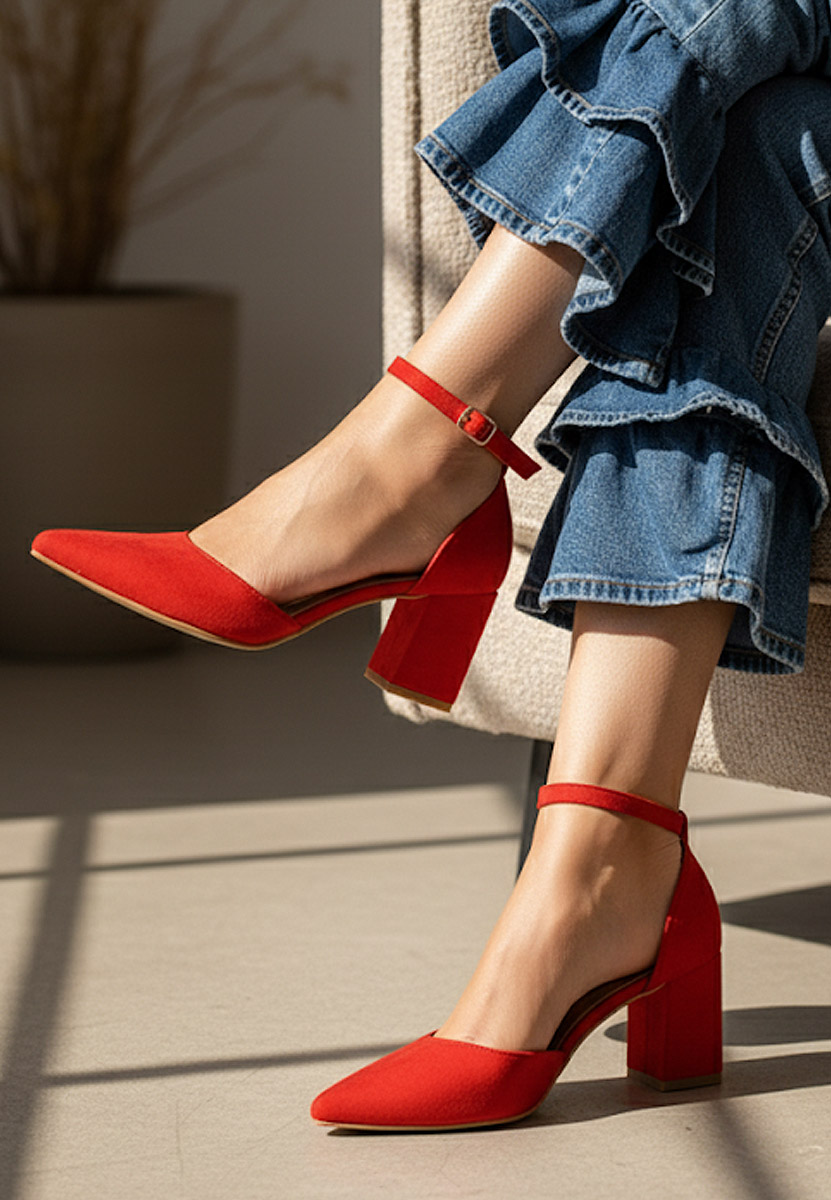 Ženski salonari Alivila V2 Rdeča