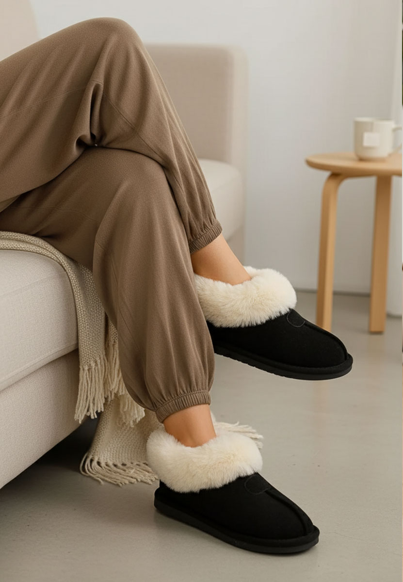 Ženski natikači črna Olaria