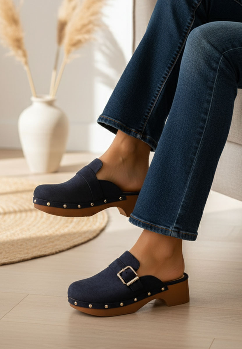 Ženski natikači Advika V2 navy