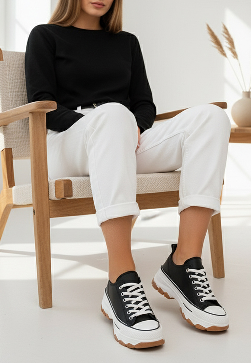 Ženski teniški čevlji Raviana črna