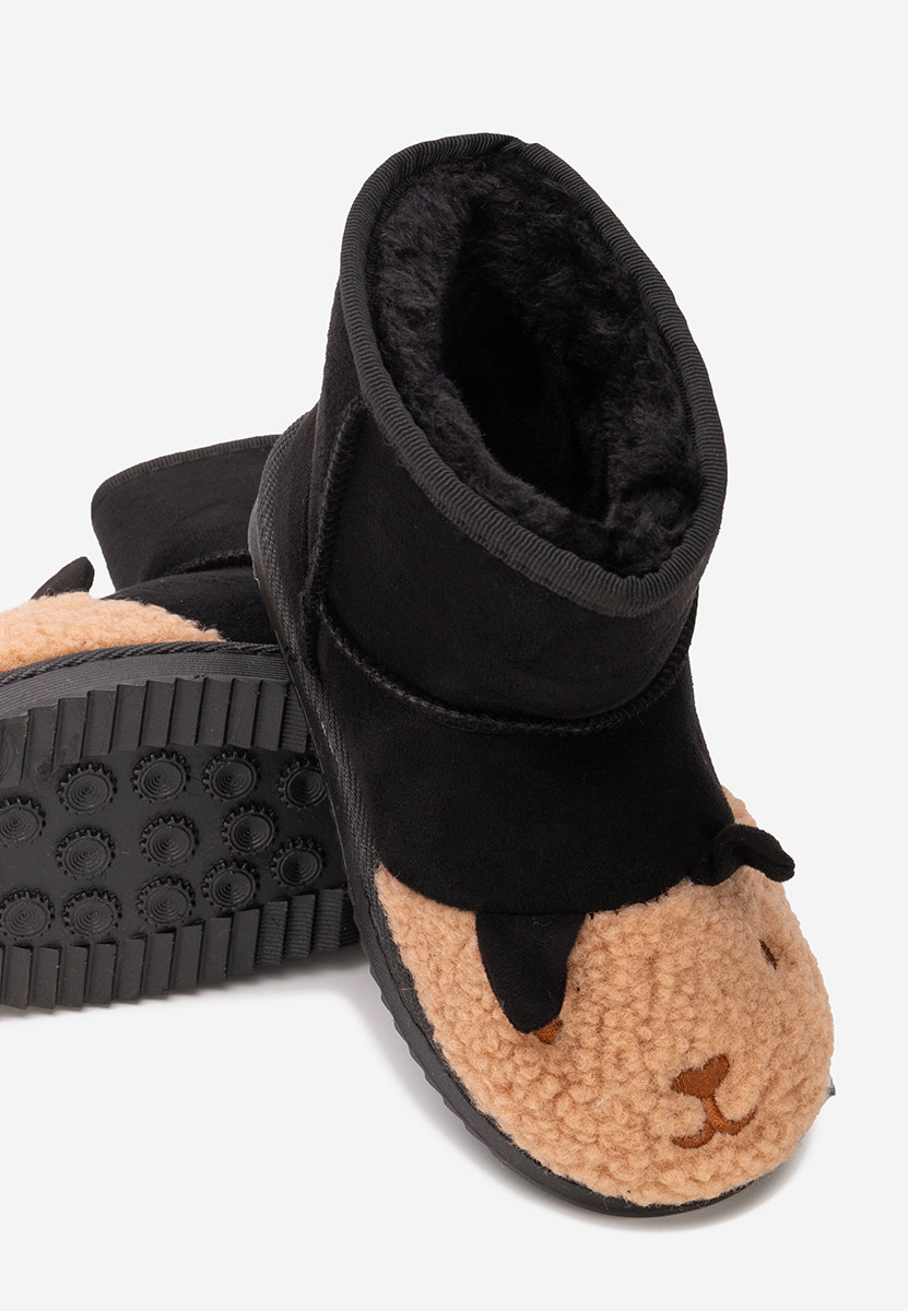 Škornji za otroški Woolf B črna