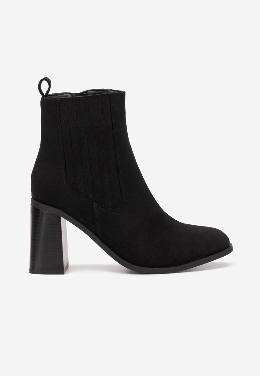 Gležnjarji s peto Elowyn črna